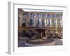 Place d'Albertas, Aix En Provence, Provence, France, Europe-John Miller-Framed Photographic Print