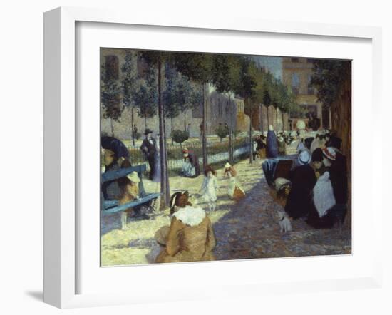 Place D'Anvers, Paris, 1880-Federigo Zandomeneghi-Framed Giclee Print