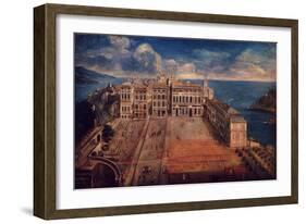 Place D'Armes, Palais Princier (Royal Palace), Monte Carlo, Monaco, in 1732-Giuseppe Bressan-Framed Giclee Print