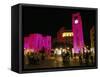 Place d'Etoile at Night, Beirut, Lebanon, Middle East-Alison Wright-Framed Stretched Canvas