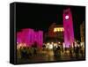 Place d'Etoile at Night, Beirut, Lebanon, Middle East-Alison Wright-Framed Stretched Canvas