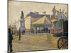 Place de Clichy, 1887-Paul Signac-Mounted Giclee Print