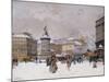 Place de Clichy, Paris-Jacques Lieven-Mounted Giclee Print