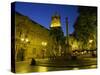 Place De L'Hotel De Ville after Dark, Aix-En-Provence, Bouches-Du-Rhone, Provence, France, Europe-Tomlinson Ruth-Stretched Canvas