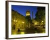 Place De L'Hotel De Ville after Dark, Aix-En-Provence, Bouches-Du-Rhone, Provence, France, Europe-Tomlinson Ruth-Framed Photographic Print