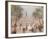 Place De L'Hotel-De-Ville, Paris-Jean Francois Raffaelli-Framed Giclee Print