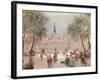 Place De L'Hotel-De-Ville, Paris-Jean Francois Raffaelli-Framed Giclee Print