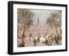 Place De L'Hotel-De-Ville, Paris-Jean Francois Raffaelli-Framed Giclee Print