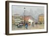 Place De L'Opera, Paris-Eugene Galien-Laloue-Framed Giclee Print