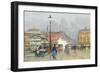 Place De L'Opera, Paris-Eugene Galien-Laloue-Framed Premium Giclee Print