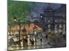 Place De L'Opéra, Paris-Konstantin Alexeyevich Korovin-Mounted Giclee Print