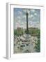 Place De La Bastille, C. 1922 (Oil on Canvas)-Gustave Loiseau-Framed Giclee Print