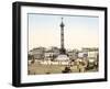 Place De La Bastille, Paris, Pub. 1900-null-Framed Giclee Print