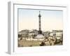 Place De La Bastille, Paris, Pub. 1900-null-Framed Giclee Print