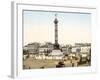 Place De La Bastille, Paris, Pub. 1900-null-Framed Giclee Print