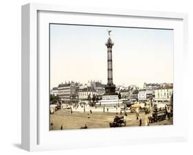 Place De La Bastille, Paris-null-Framed Giclee Print