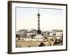 Place De La Bastille, Paris-null-Framed Giclee Print