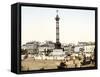 Place De La Bastille, Paris-null-Framed Stretched Canvas