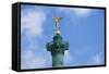 Place de la Bastille-Cora Niele-Framed Stretched Canvas