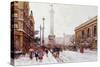 Place De La Bastille-Eugene Galien-Laloue-Stretched Canvas