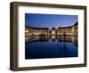 Place De La Bourse at Night, Bordeaux, Aquitaine, France, Europe-Charles Bowman-Framed Photographic Print