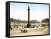 Place De La Colonne Vendome, Paris-null-Framed Stretched Canvas