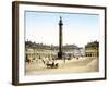 Place De La Colonne Vendome, Paris-null-Framed Giclee Print