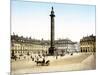 Place De La Colonne Vendome, Paris-null-Mounted Giclee Print