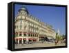 Place De La Comedie, Montpellier, France-John Miller-Framed Stretched Canvas