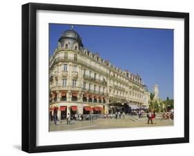 Place De La Comedie, Montpellier, France-John Miller-Framed Photographic Print