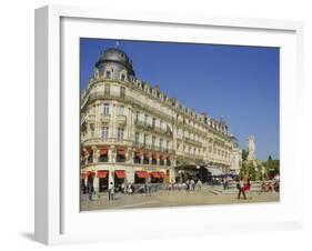 Place De La Comedie, Montpellier, France-John Miller-Framed Photographic Print