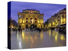 Place De La Comedie, Montpellier, Herault, Languedoc, France, Europe-John Miller-Stretched Canvas