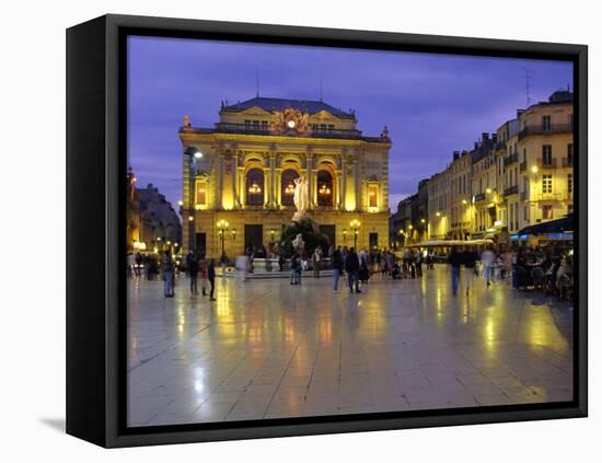 Place De La Comedie, Montpellier, Herault, Languedoc, France, Europe-John Miller-Framed Stretched Canvas