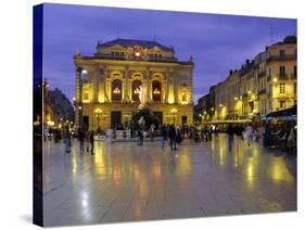 Place De La Comedie, Montpellier, Herault, Languedoc, France, Europe-John Miller-Stretched Canvas