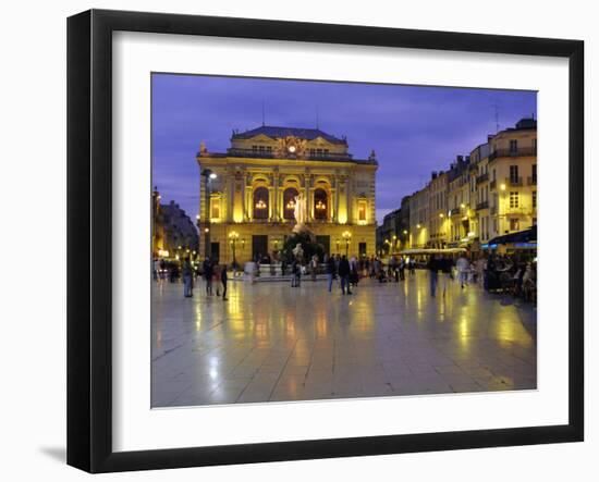 Place De La Comedie, Montpellier, Herault, Languedoc, France, Europe-John Miller-Framed Photographic Print