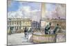 Place De La Concorde, 1847-1908-John Fulleylove-Mounted Giclee Print