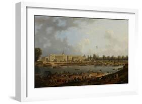 Place De La Concorde, C.1783-Pierre-Antoine Demachy-Framed Giclee Print