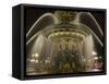 Place De La Concorde Fountains at Night, Paris, France, Europe-Pitamitz Sergio-Framed Stretched Canvas