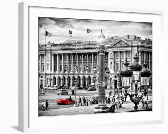 Place De La Concorde, Hotel Crillon and the Ministry of the Navy, Paris, France-Philippe Hugonnard-Framed Photographic Print