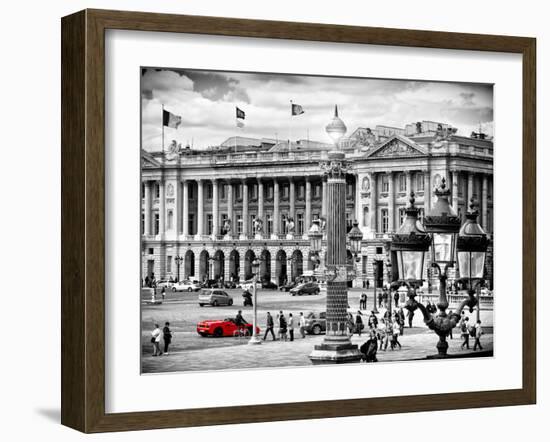 Place De La Concorde, Hotel Crillon and the Ministry of the Navy, Paris, France-Philippe Hugonnard-Framed Premium Photographic Print