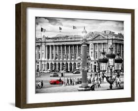 Place De La Concorde, Hotel Crillon and the Ministry of the Navy, Paris, France-Philippe Hugonnard-Framed Premium Photographic Print