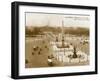 Place De La Concorde, Paris, France. a Little More Traffic to Be Expected Nowadays!!-null-Framed Photographic Print