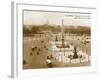 Place De La Concorde, Paris, France. a Little More Traffic to Be Expected Nowadays!!-null-Framed Photographic Print