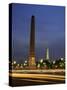 Place De La Concorde, Paris, France-Roy Rainford-Stretched Canvas