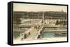 Place de la Concorde, Seine, Paris-null-Framed Stretched Canvas