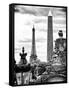 Place De La Concorde with Ancient Obelisk, Hotel Crillon and the Ministry of the Navy, Paris-Philippe Hugonnard-Framed Stretched Canvas