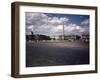 Place de La Concorde with the Ancient Obelisk, Showing Hotel Crillon and the Ministry of the Navy-William Vandivert-Framed Photographic Print