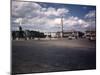 Place de La Concorde with the Ancient Obelisk, Showing Hotel Crillon and the Ministry of the Navy-William Vandivert-Mounted Photographic Print