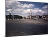 Place de La Concorde with the Ancient Obelisk, Showing Hotel Crillon and the Ministry of the Navy-William Vandivert-Mounted Photographic Print