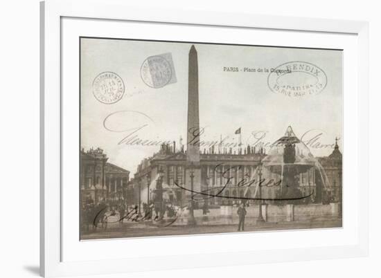 Place de la Concorde-Stephanie Monahan-Framed Giclee Print